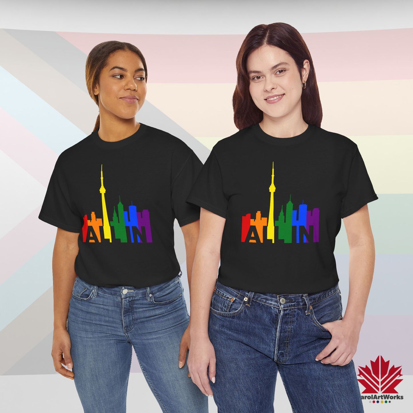 ALL IN – Pride Toronto T-Shirt – Classic Comfort – Unisex Fit – Bold Statement