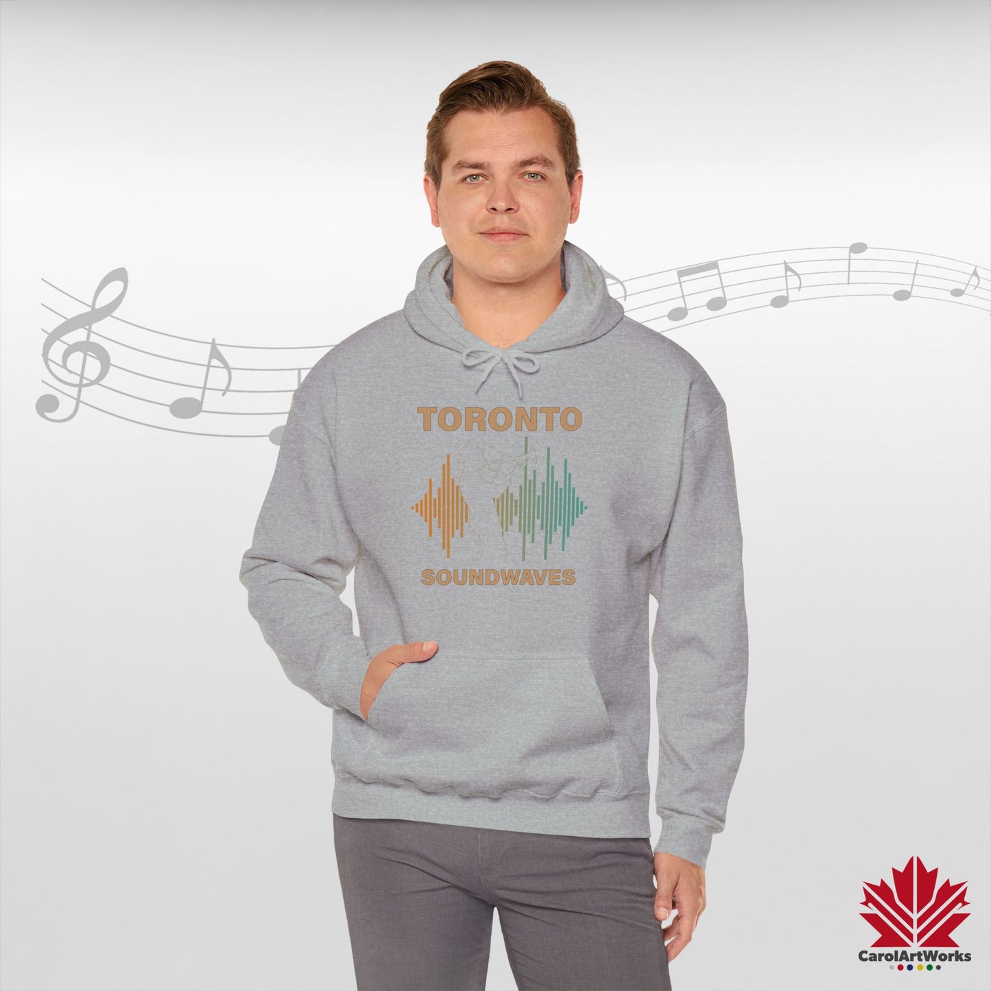 Sweat à capuche Toronto Soundwaves – Enveloppé de son et de confort