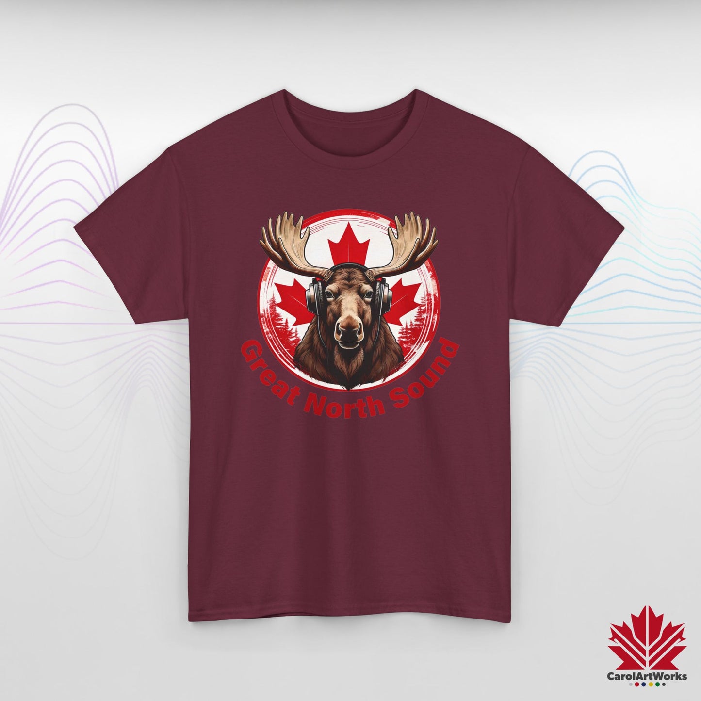 "Great North Sound" True North Sound Moose Tee