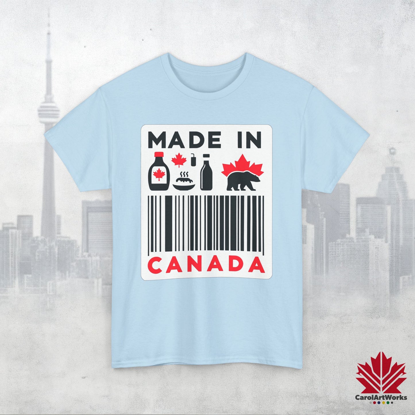 “Made in Canada” Unisex Cotton Tee – Canadian Pride T-Shirt
