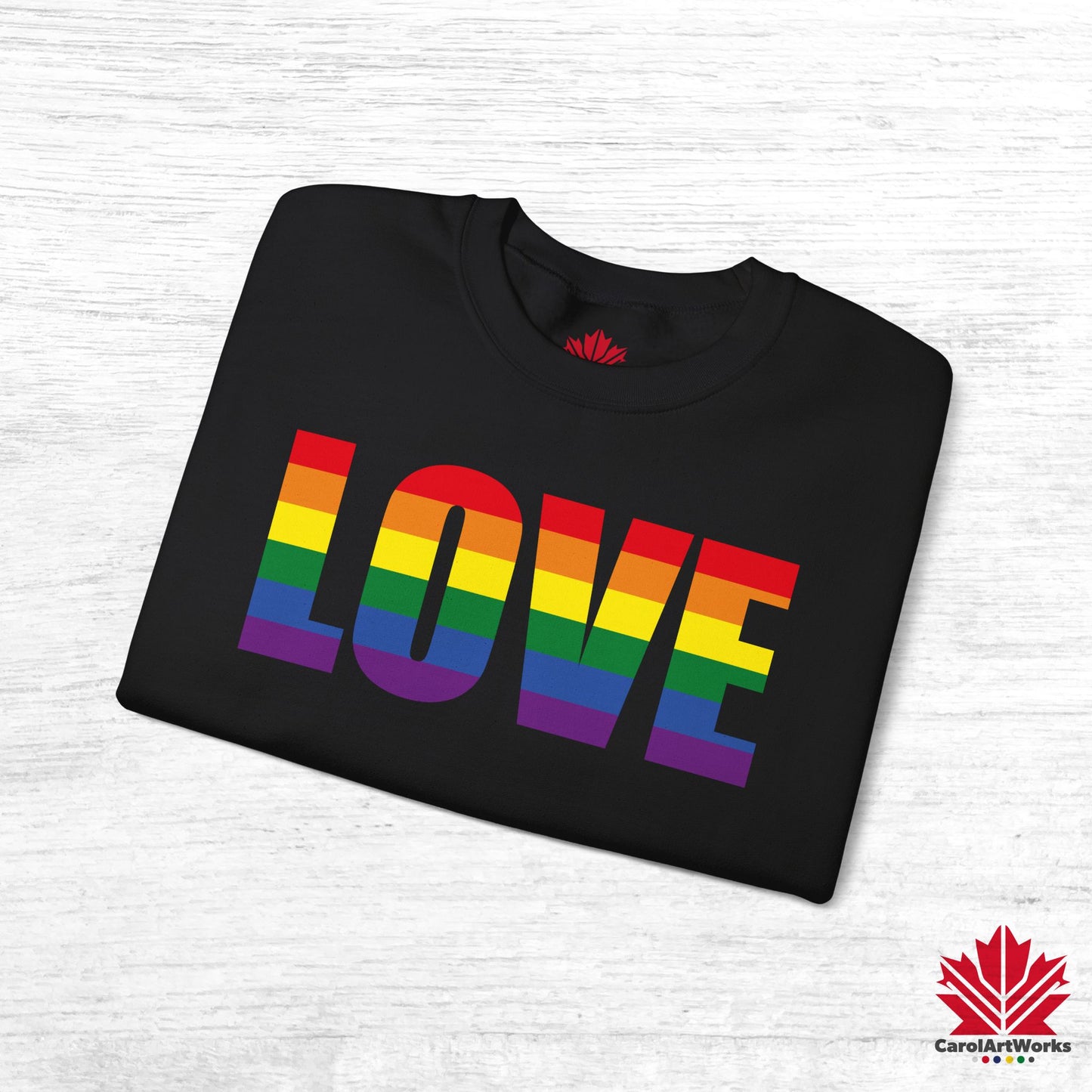 LOVE - Pride Toronto Crewneck Sweatshirt – Unisex Fit – Cozy & Bold