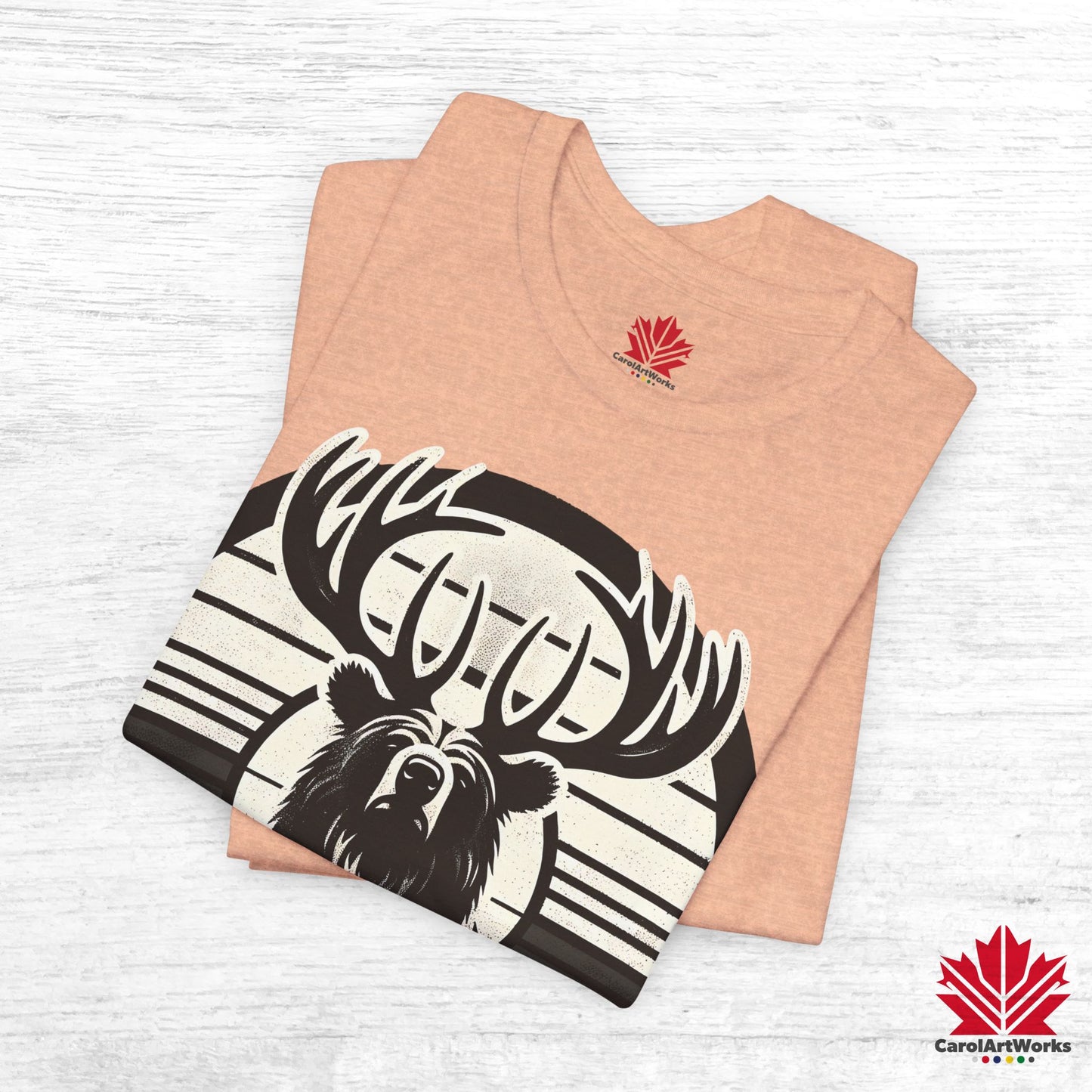 “Wild & Free” Unisex Short Sleeve Tee – Nature Inspired Graphic T-Shirt