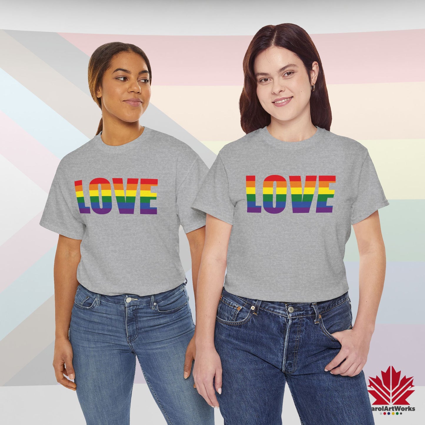 LOVE – Pride Toronto T-Shirt – Classic Comfort – Unisex Fit – Bold Statement