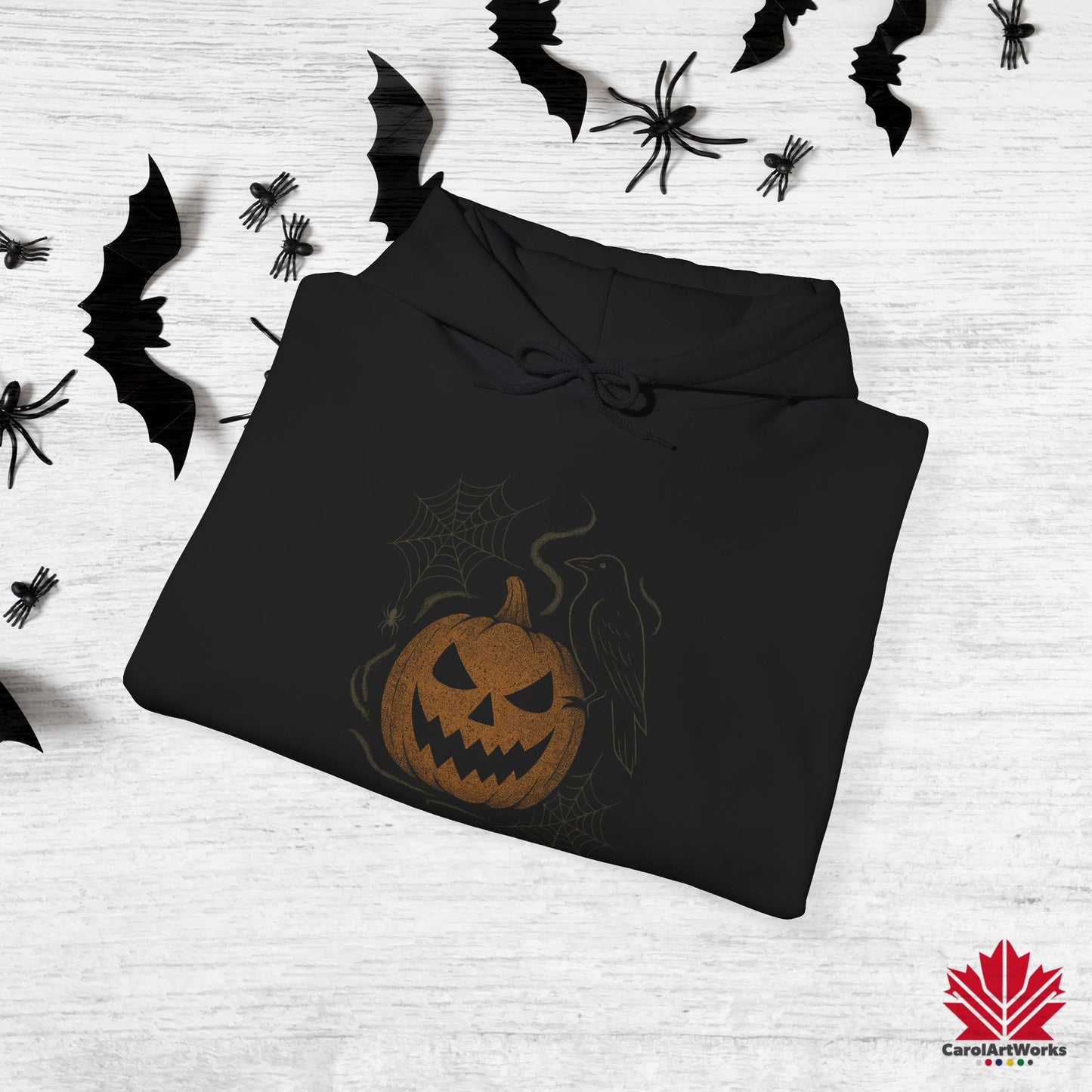 Ghostly Pumpkin – Hoodie | Spooky Halloween Ghost Design