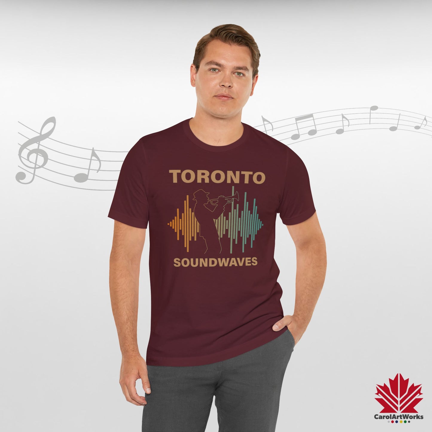 T-shirt Toronto Soundwaves Premium – Pour les mélomanes et les soirées citadines