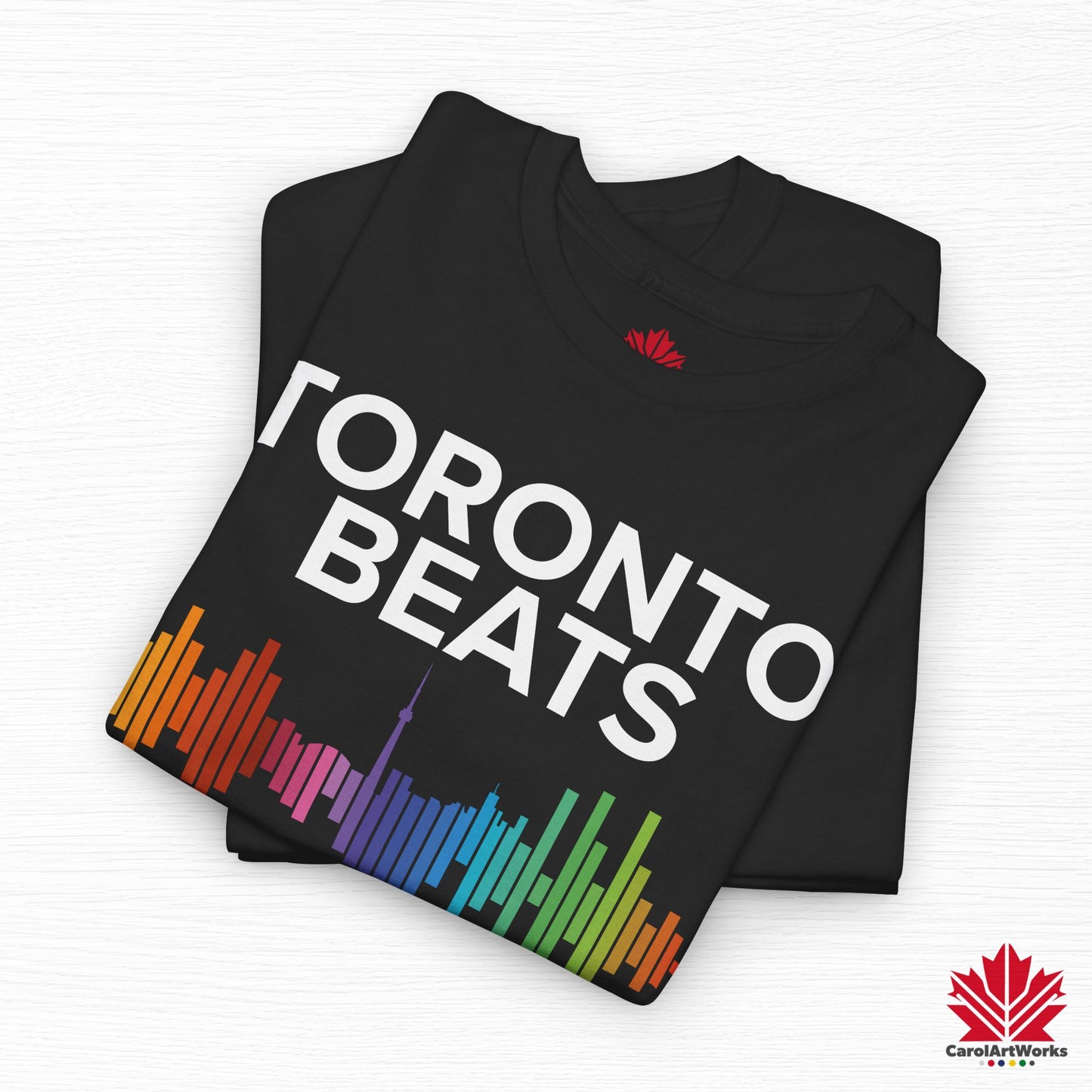 Toronto Beats Classic Cotton Tee – Where Pride Meets Pulse.