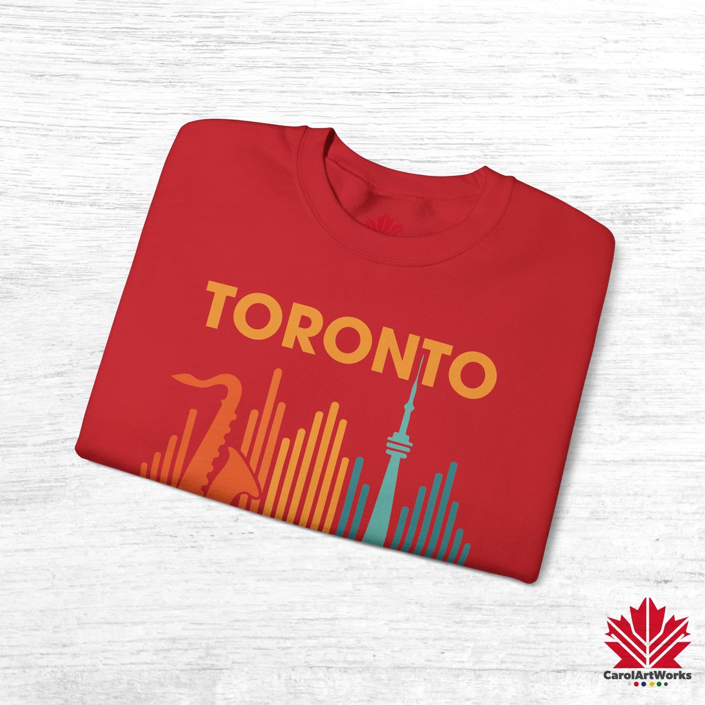 Toronto Jazzin' the 6ix – Pull ras du cou confortable pour les balades sonores nocturnes