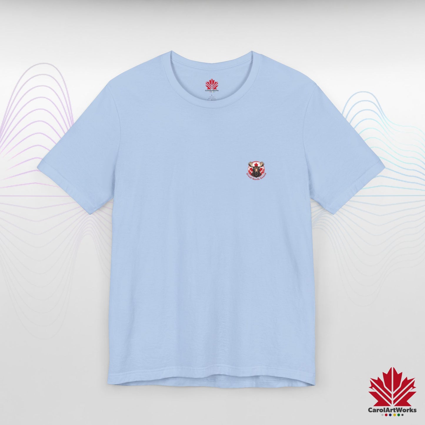 T-shirt unisexe à manches courtes « Great North Sound » True North Sound – Maple Beats and Style