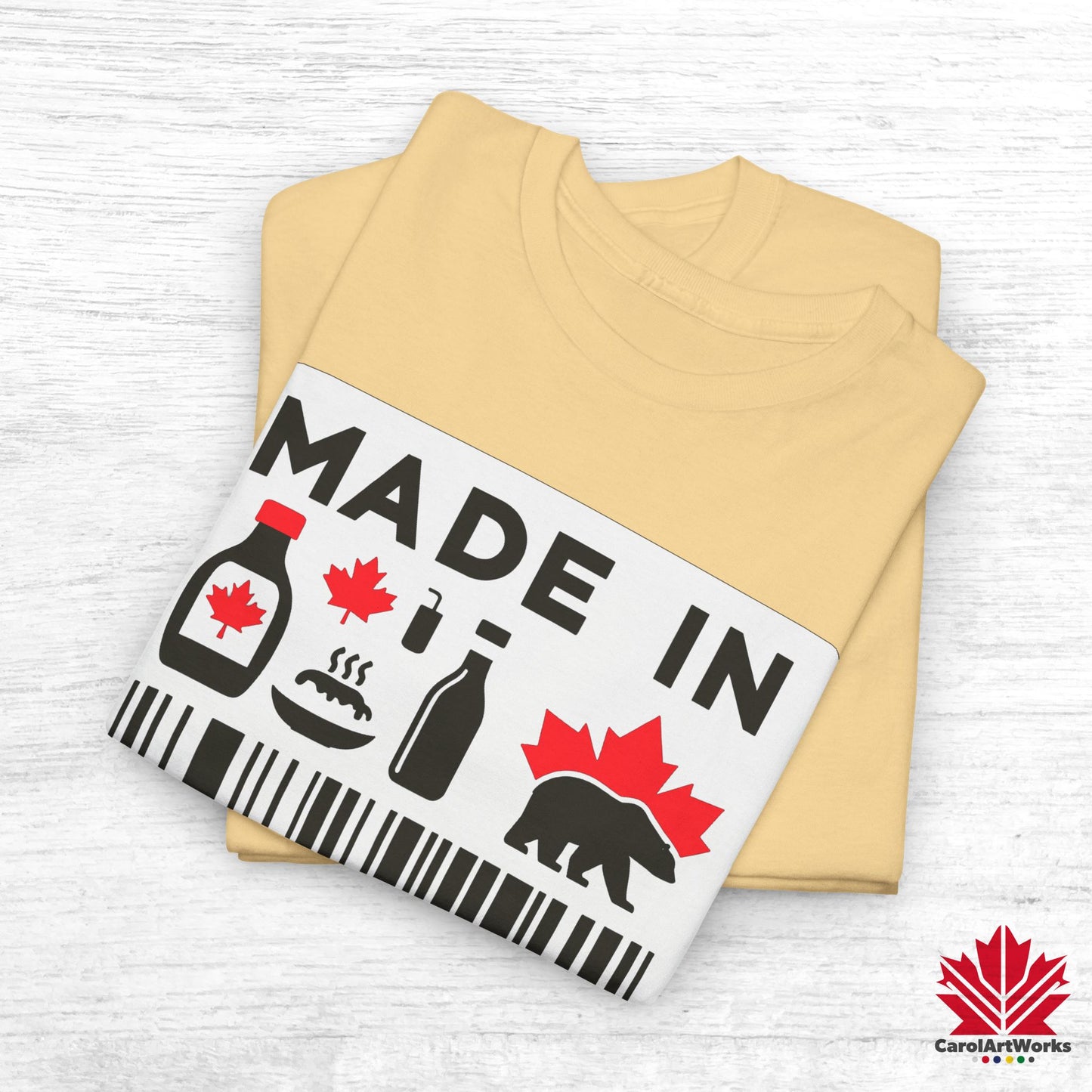 “Made in Canada” Unisex Cotton Tee – Canadian Pride T-Shirt