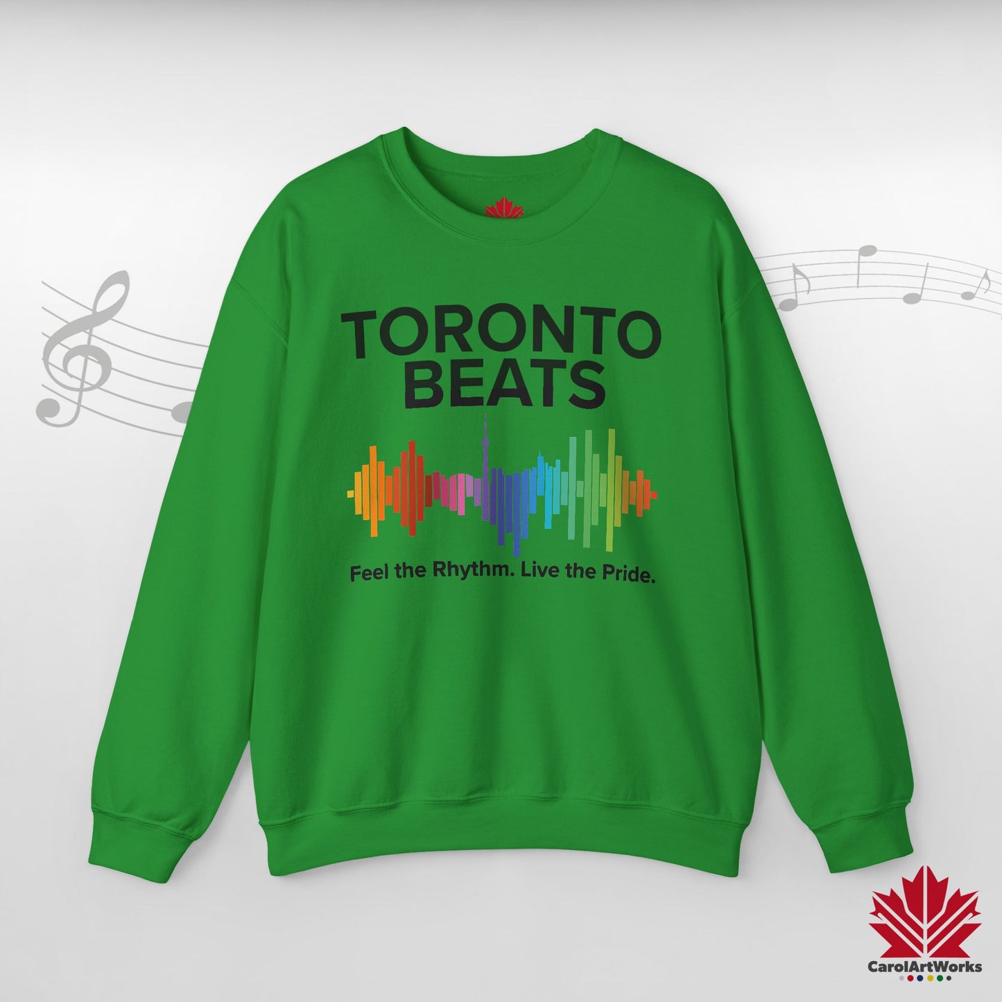 Sweat-shirt Toronto Beats Pride – Journées de détente. Âme chaleureuse.