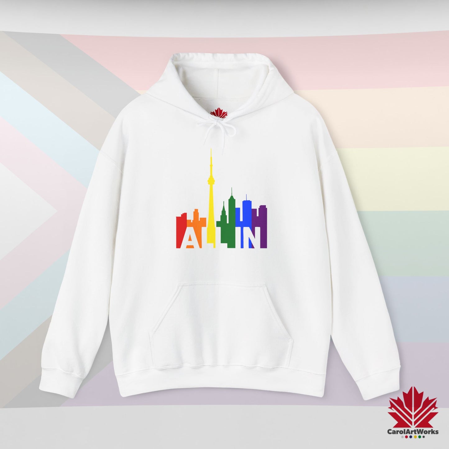 ALL IN - Sweat à capuche Pride chaud et confortable