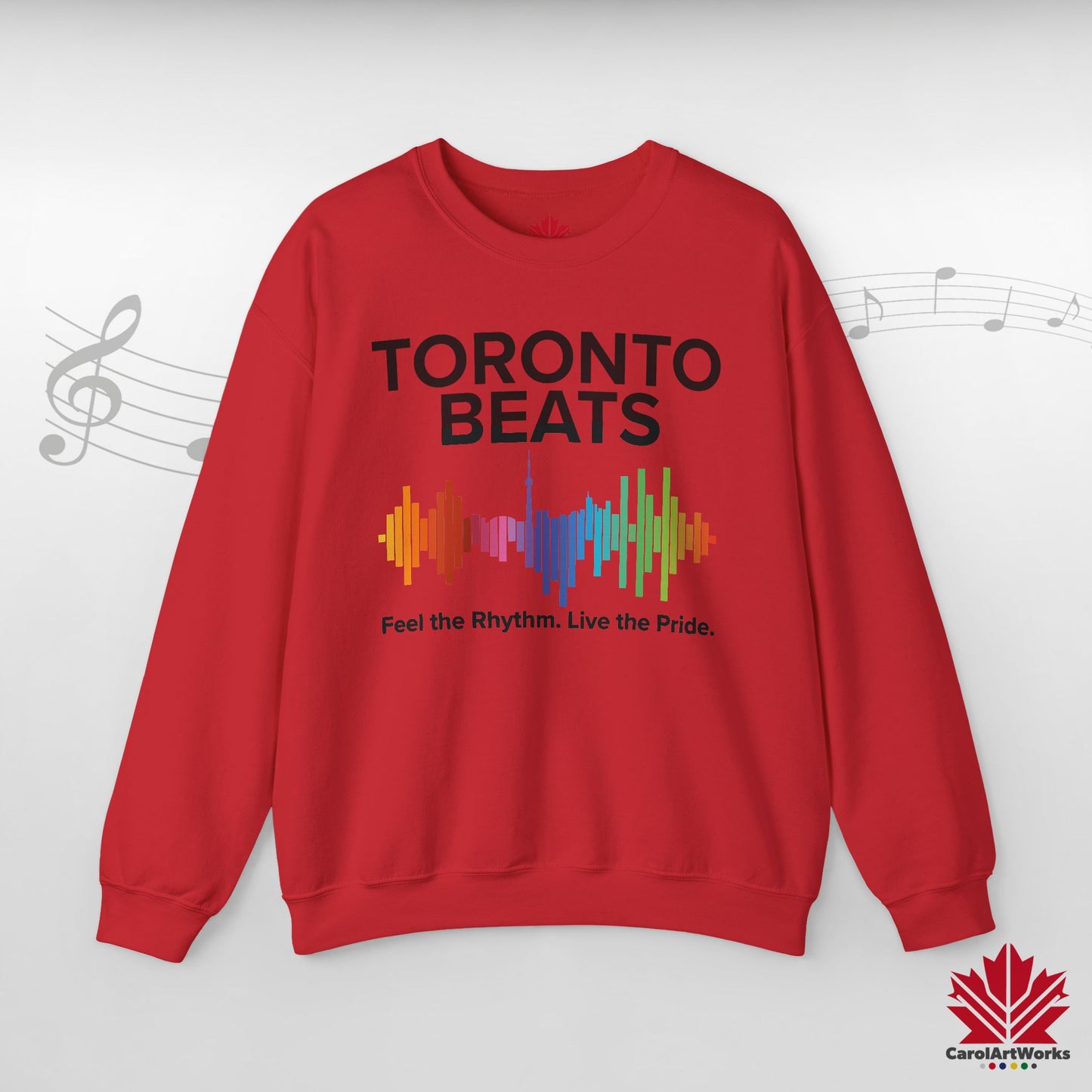 Sweat-shirt Toronto Beats Pride – Journées de détente. Âme chaleureuse.
