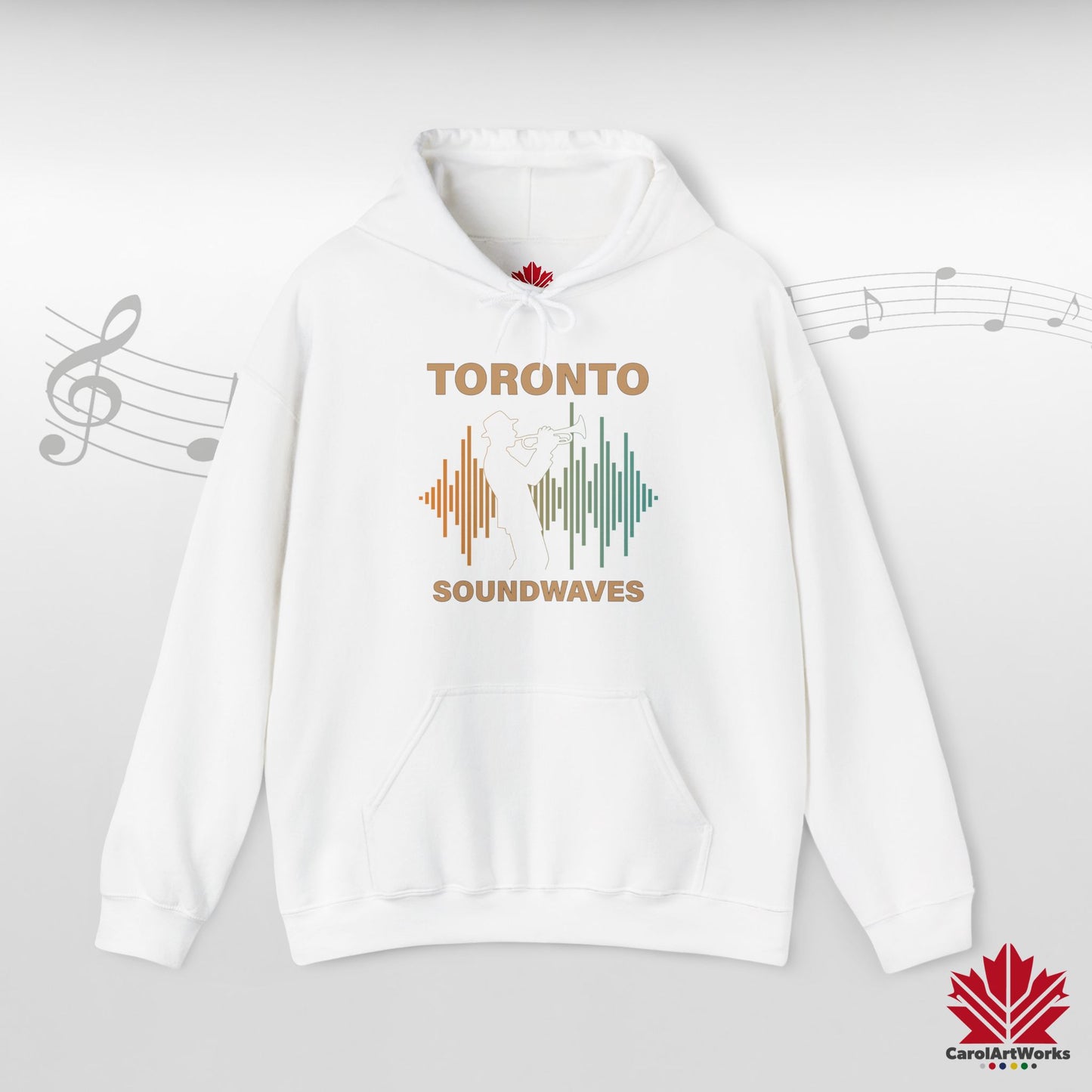 Sweat à capuche Toronto Soundwaves – Enveloppé de son et de confort