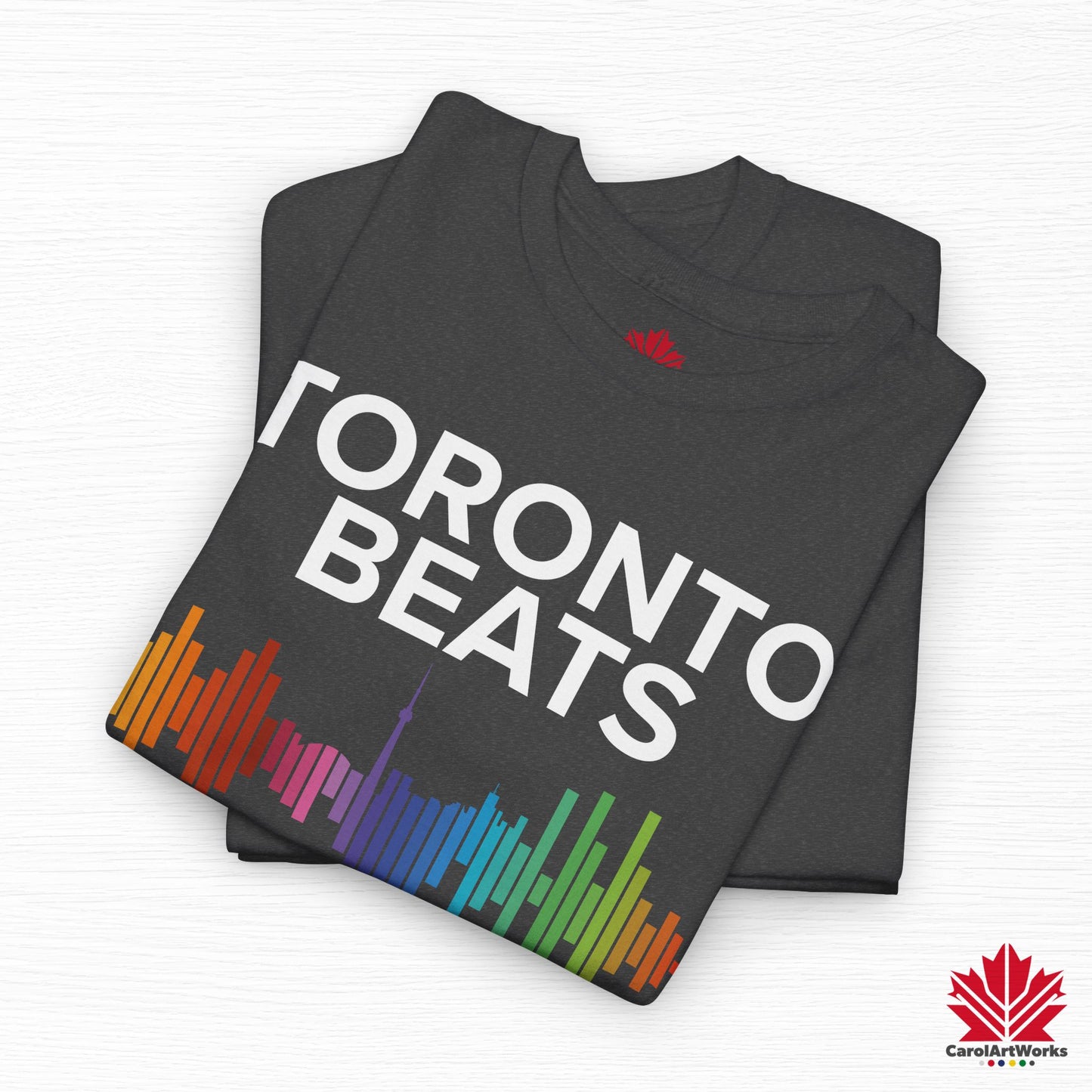 Toronto Beats Classic Cotton Tee – Where Pride Meets Pulse.