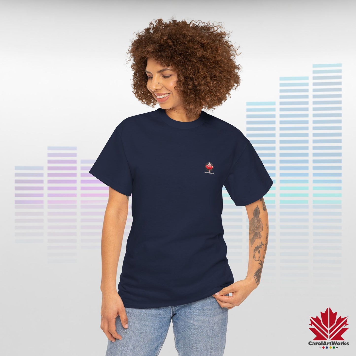 "NorthSound" Unisex Cotton Tee - Wear the Sound of Canada