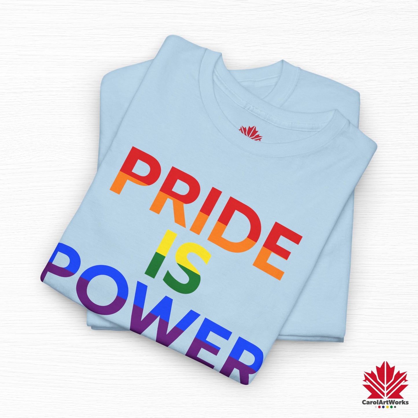 Pride Is Power – Classic Pride Tee for Everyday Courage