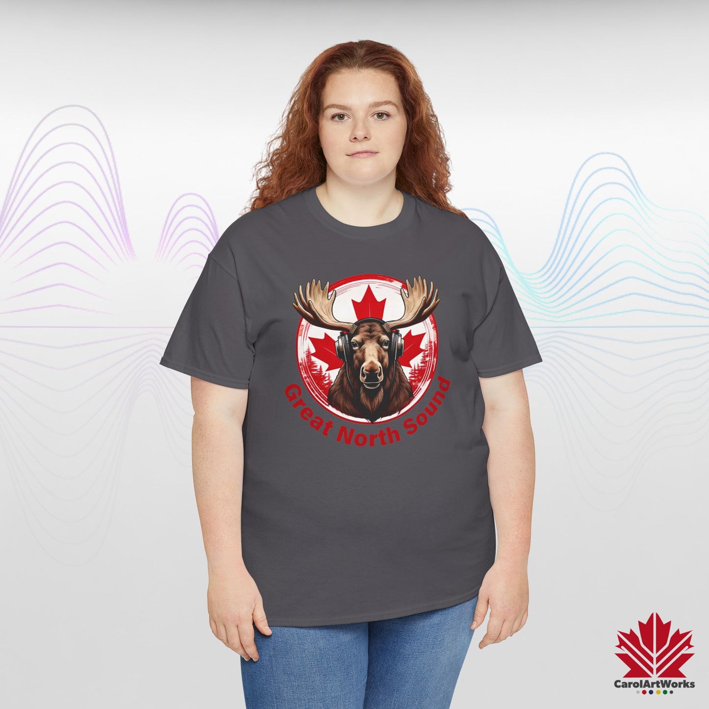 "Great North Sound" True North Sound Moose Tee