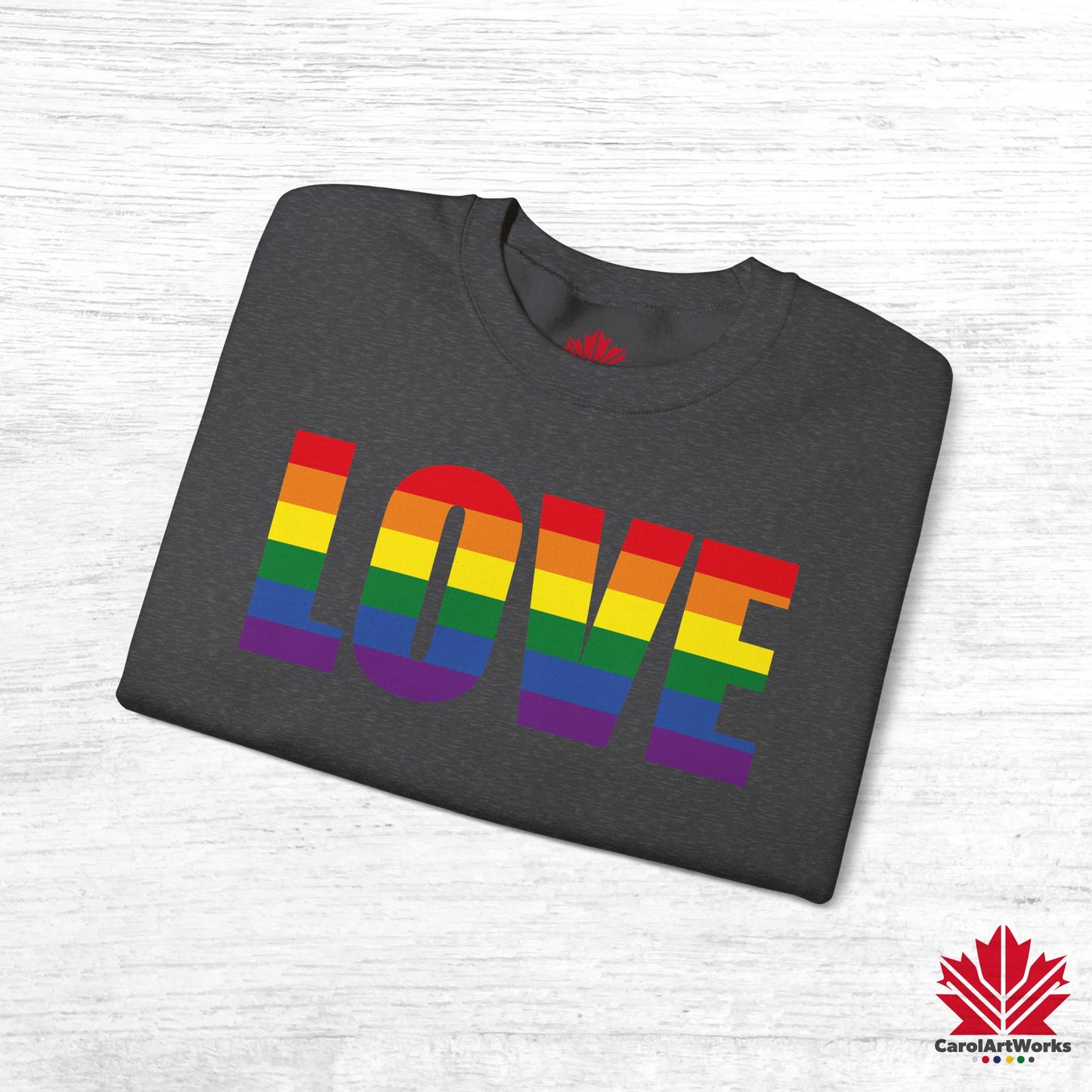 LOVE - Pride Toronto Crewneck Sweatshirt – Unisex Fit – Cozy & Bold