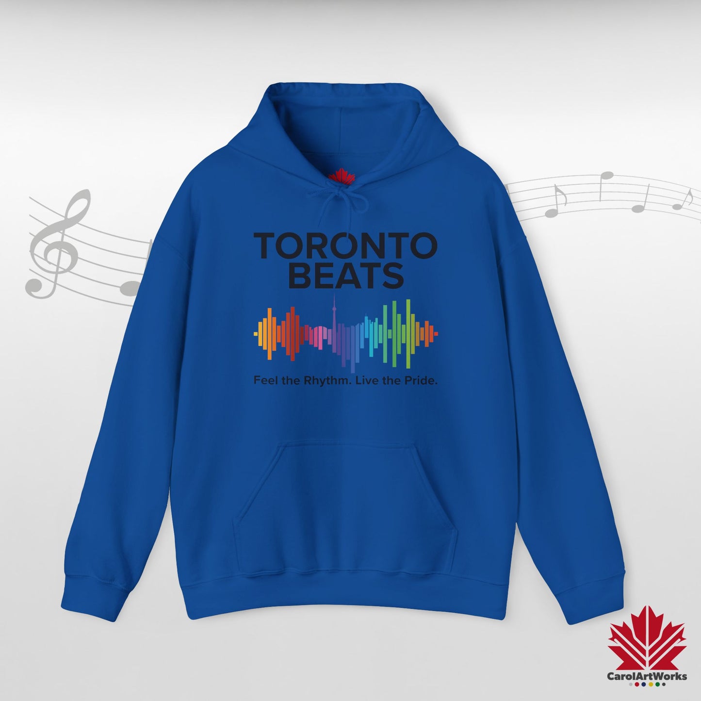 Sweat à capuche Toronto Beats – Bruyant dehors. Chaud dedans.