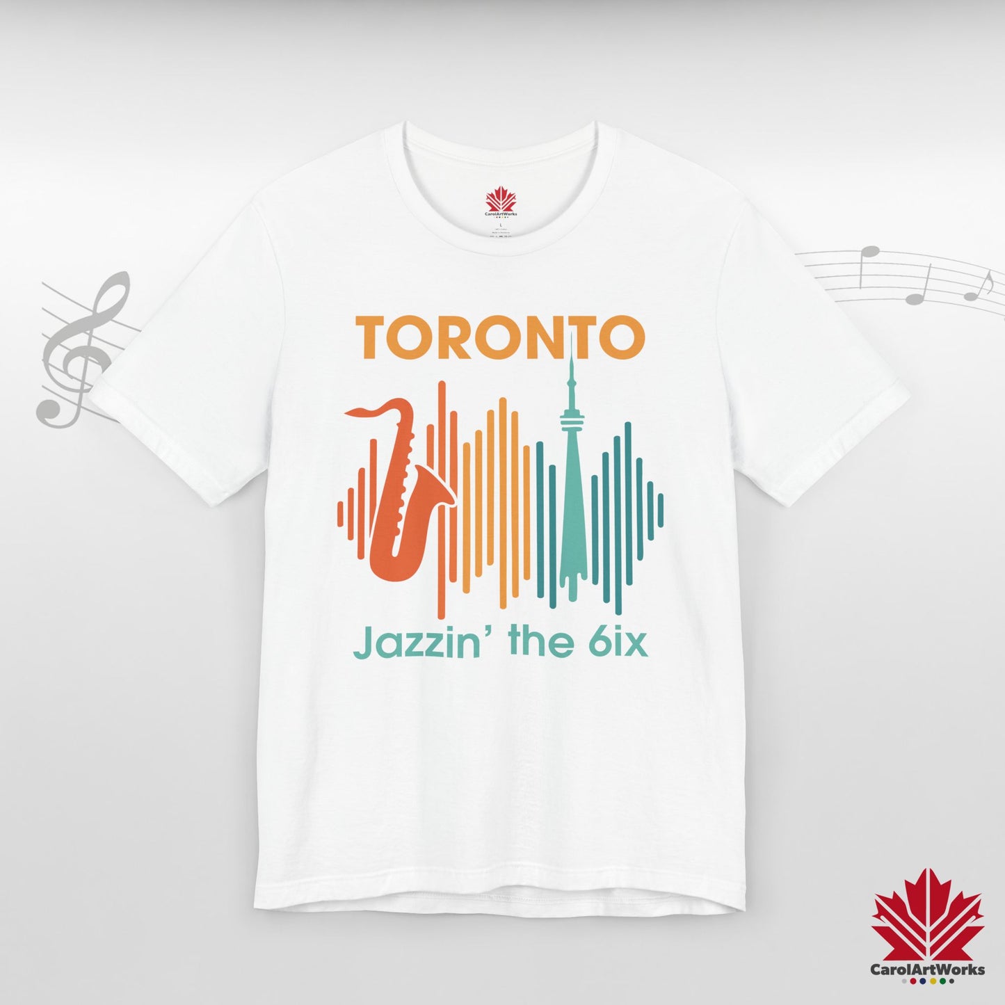 Toronto Jazzin' the 6ix – T-shirt haut de gamme pour un rythme urbain fluide