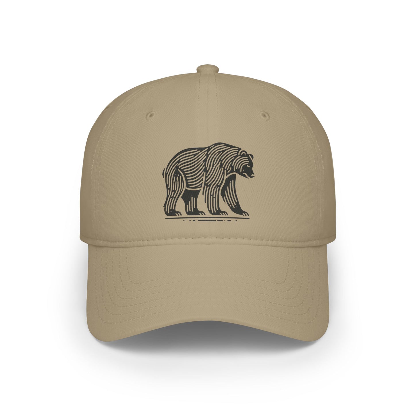 scandinavian minimalistic BEAR Design Baseball Cap – Casual Outdoor Style