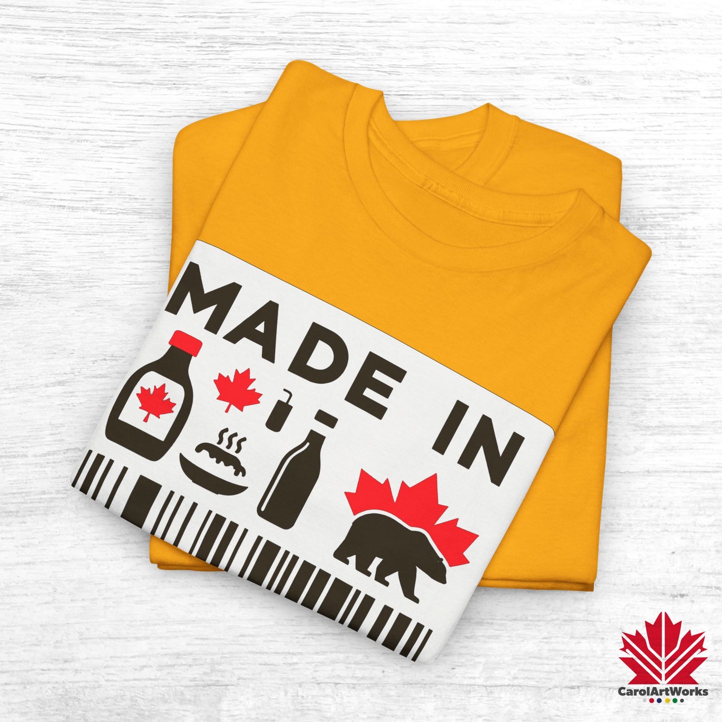 “Made in Canada” Unisex Cotton Tee – Canadian Pride T-Shirt