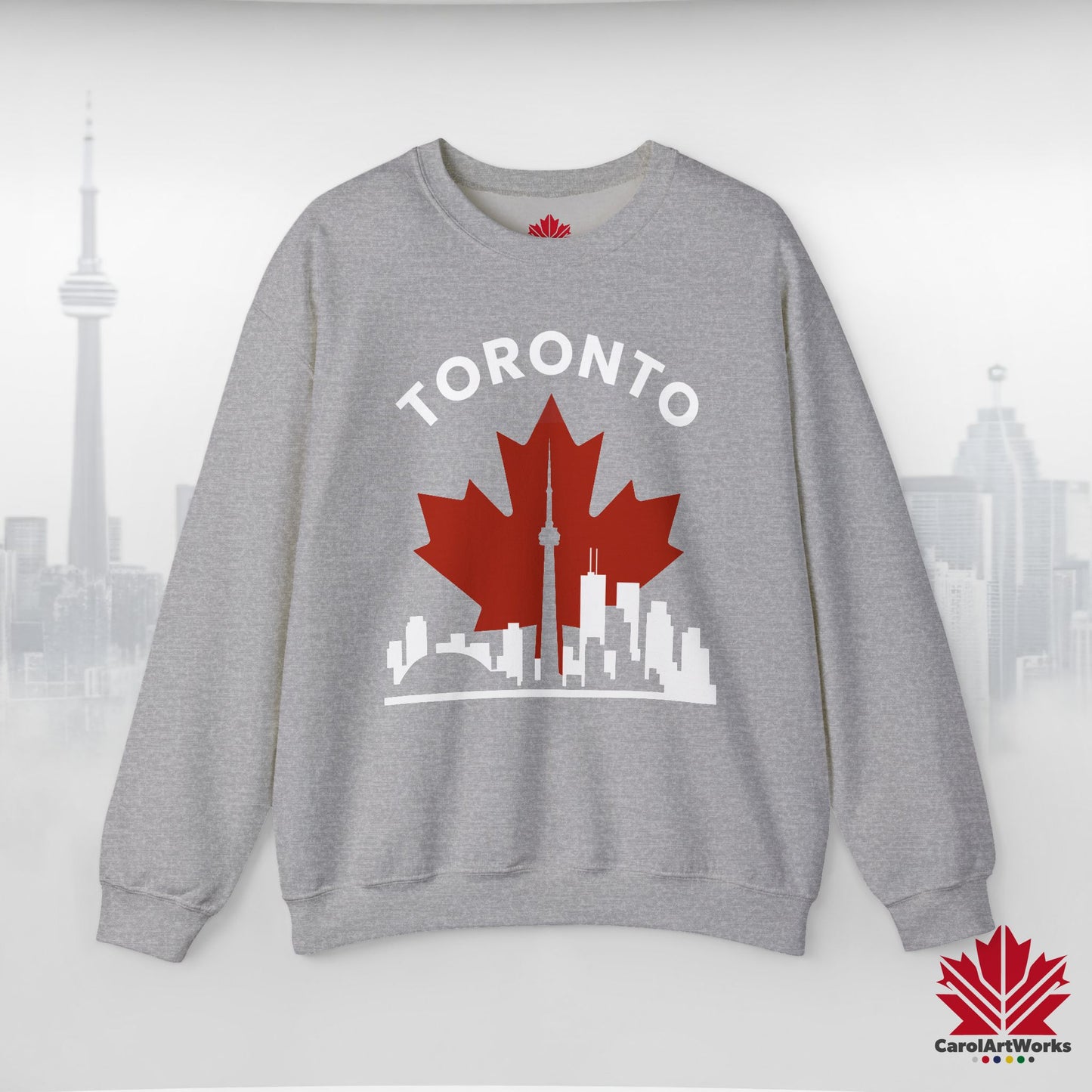 Pull ras du cou confortable Toronto Leafline pour les légendes locales