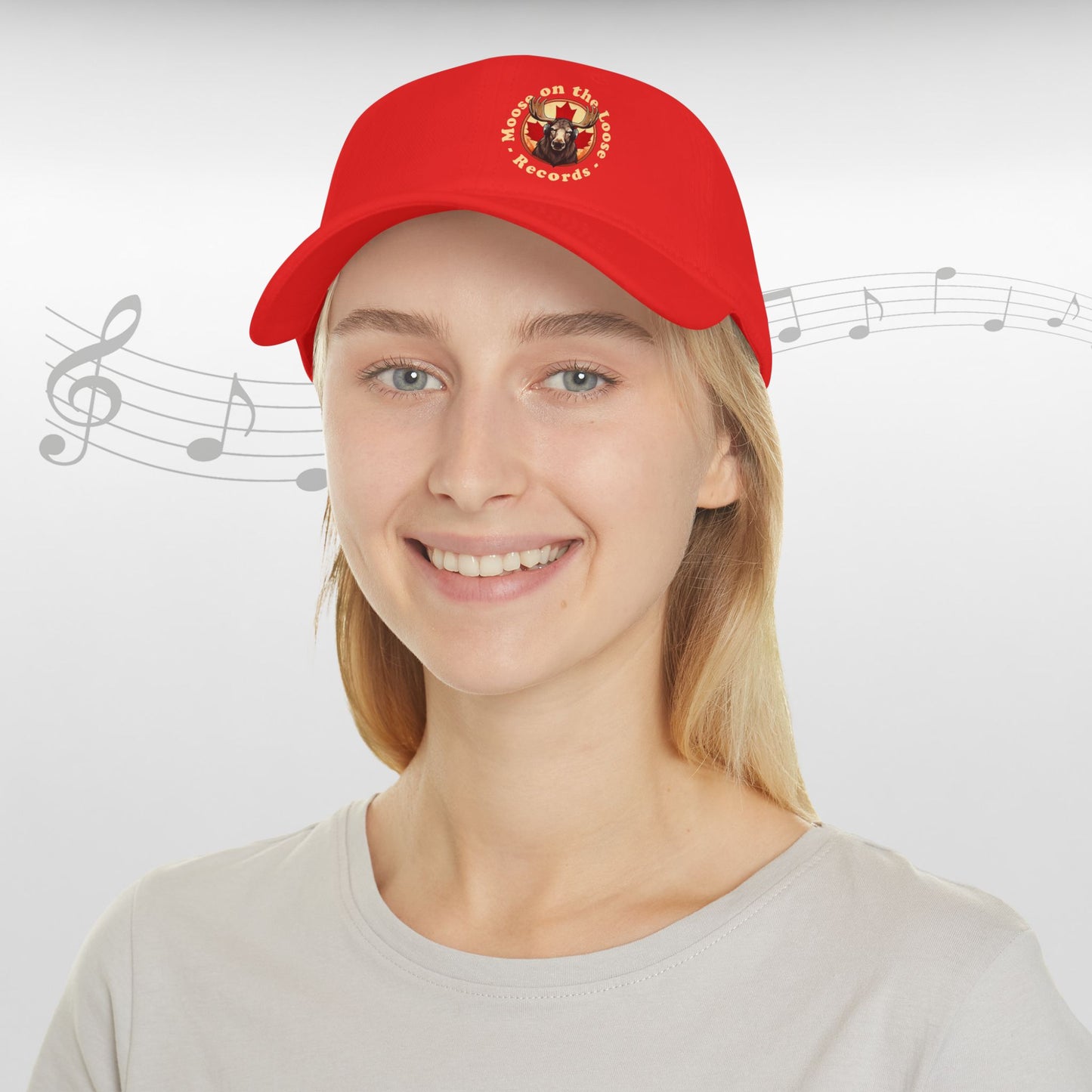 "Moose on the Loose Records" Baseball Cap - Perfect Gift for Music Lovers