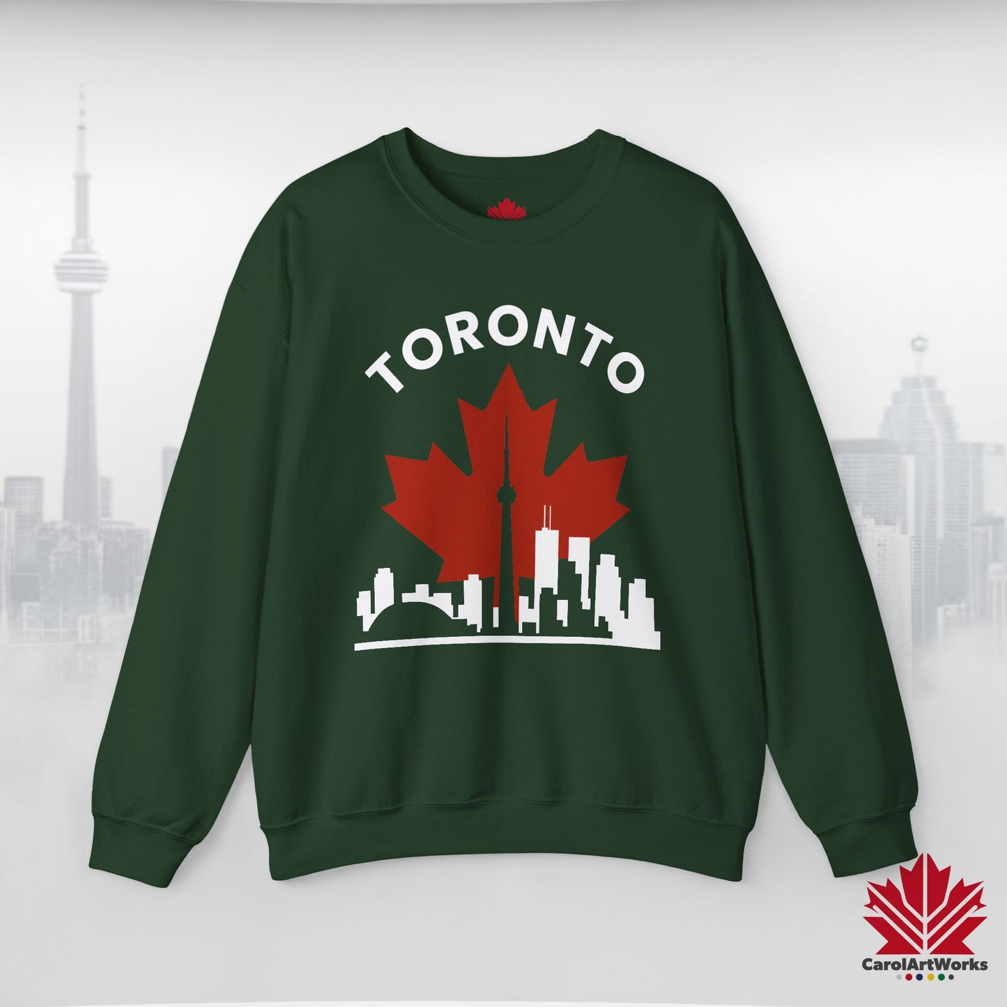 Pull ras du cou confortable Toronto Leafline pour les légendes locales