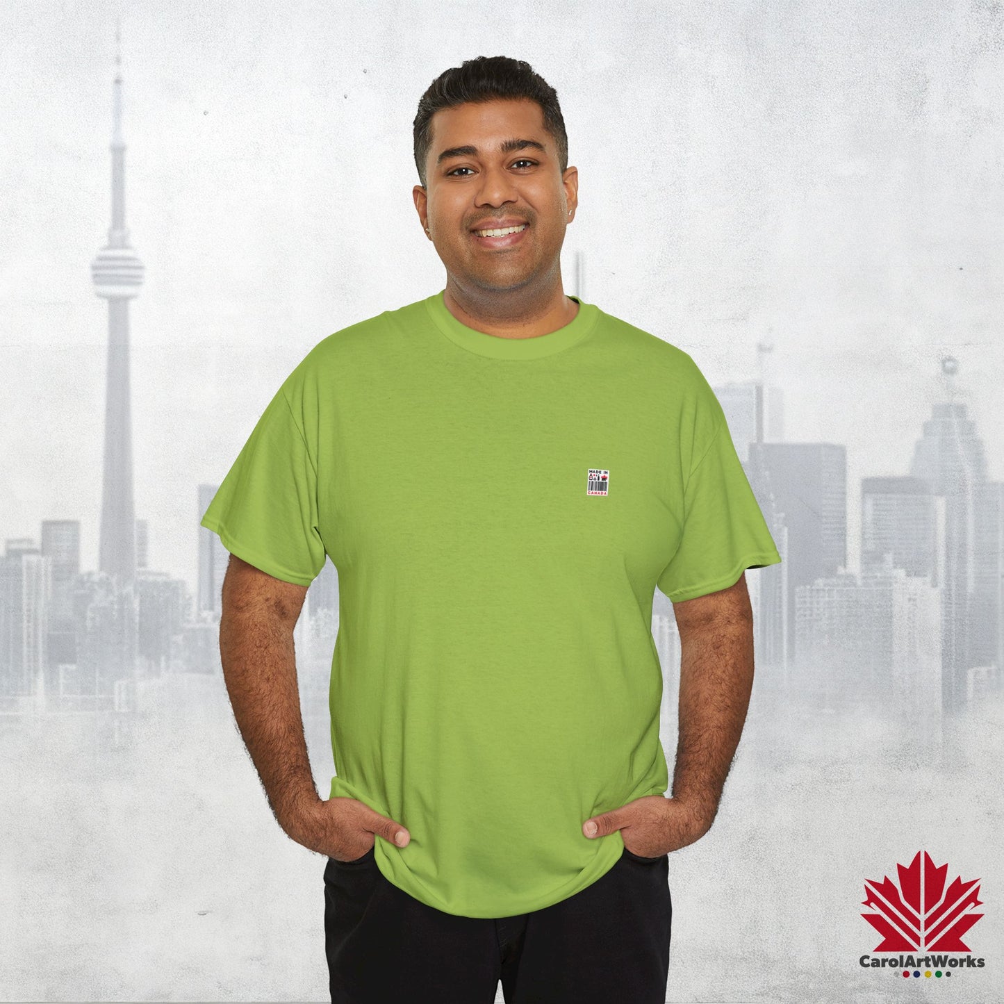 “Made in Canada” Unisex Cotton Tee – Canadian Pride T-Shirt