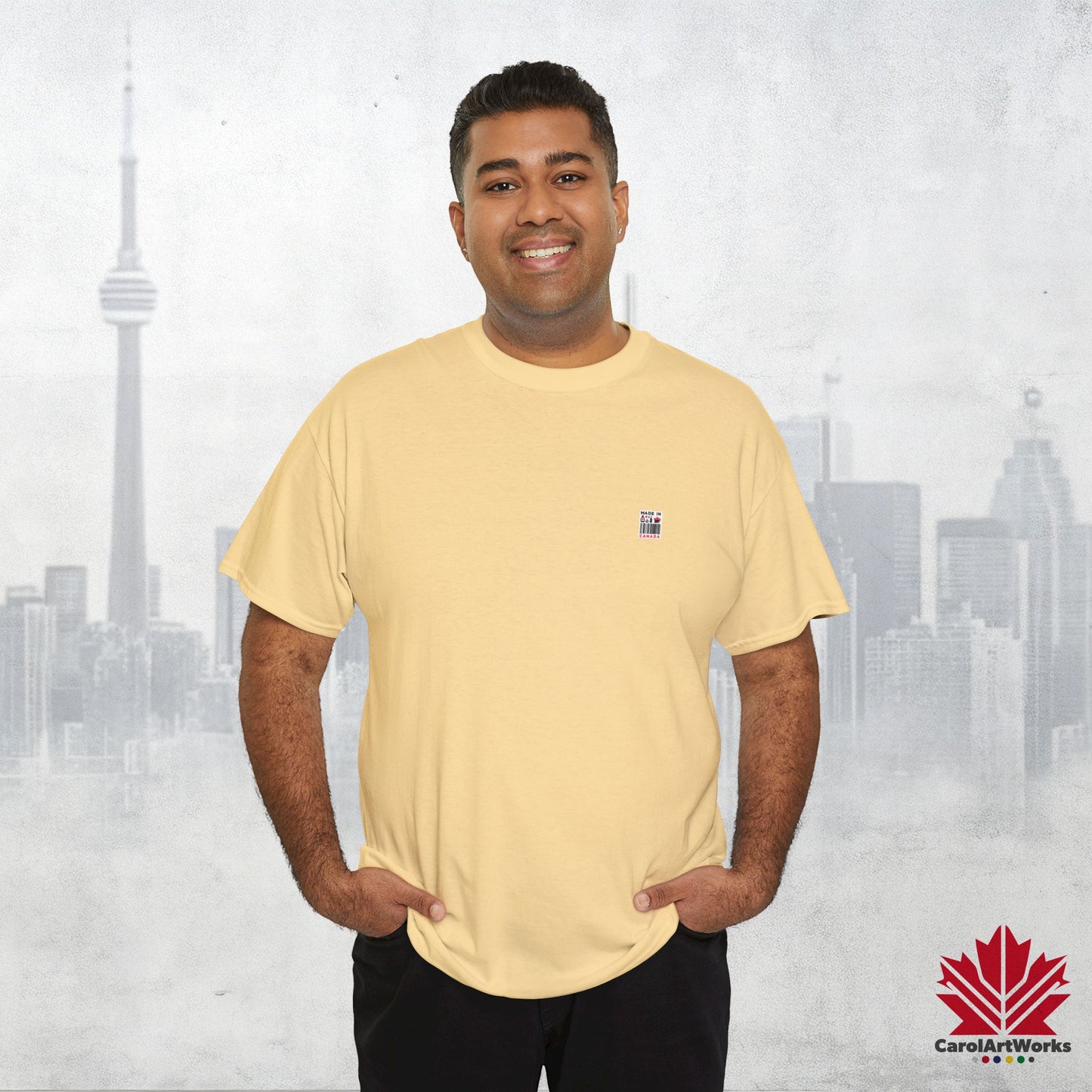 “Made in Canada” Unisex Cotton Tee – Canadian Pride T-Shirt