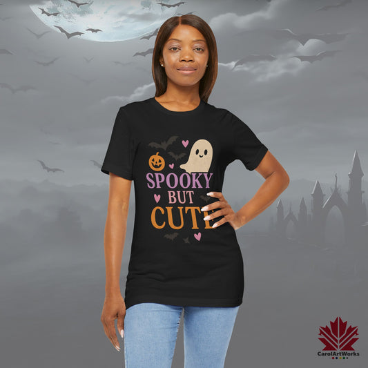 Spooky But Cute – Unisex Halloween Shirt with Cute Ghosty Vibes