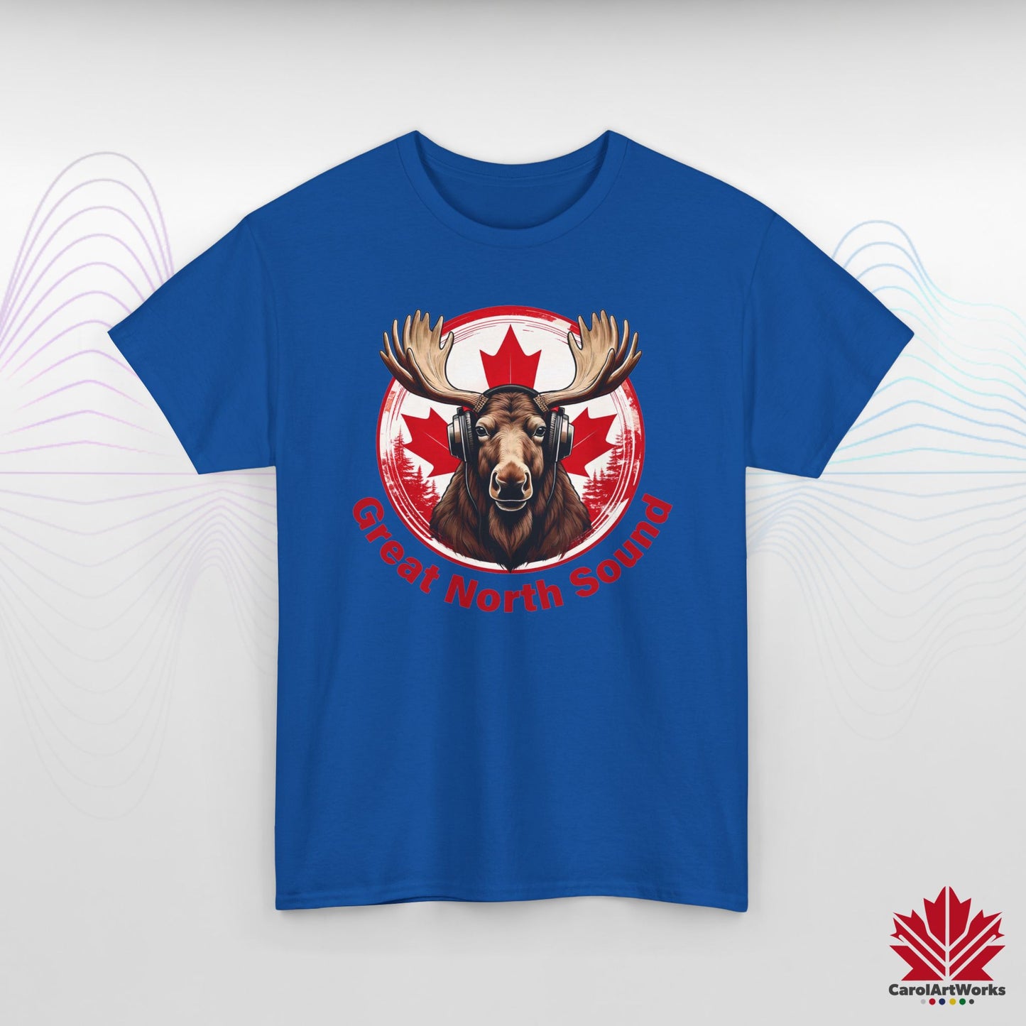 "Great North Sound" True North Sound Moose Tee