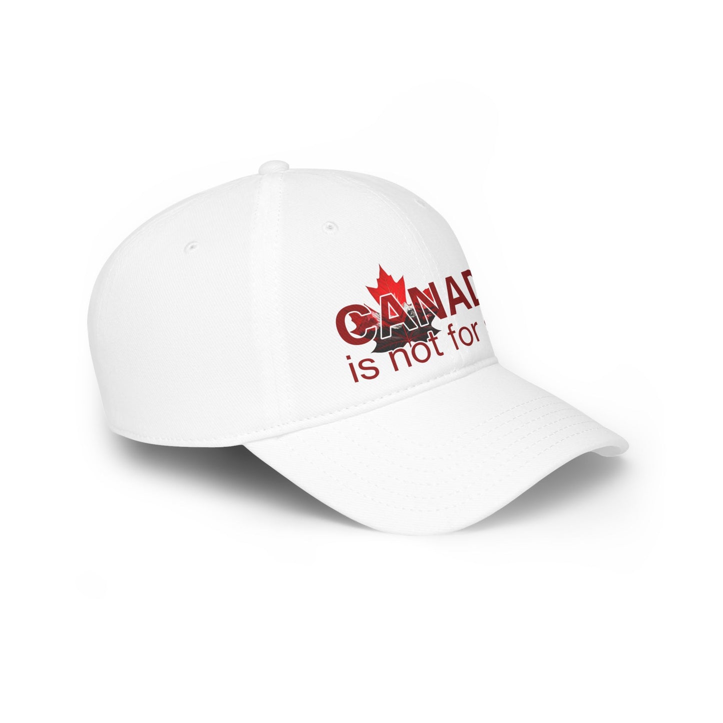Casquette de baseball « Le Canada n'est pas à vendre » – Feuille d'érable rouge et montagnes, chapeau canadien