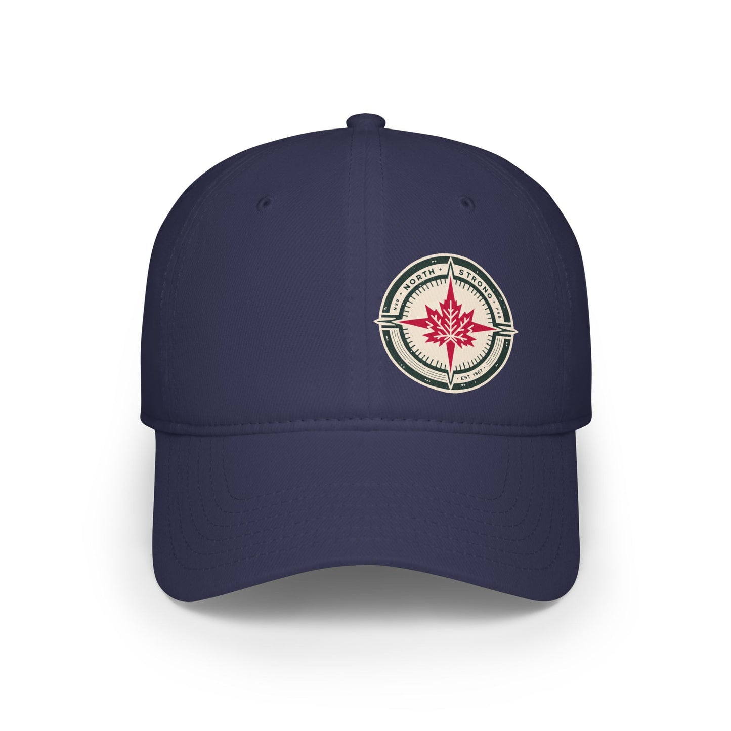 Casquette de baseball élégante « North Strong » avec motif boussole – Chapeau tendance