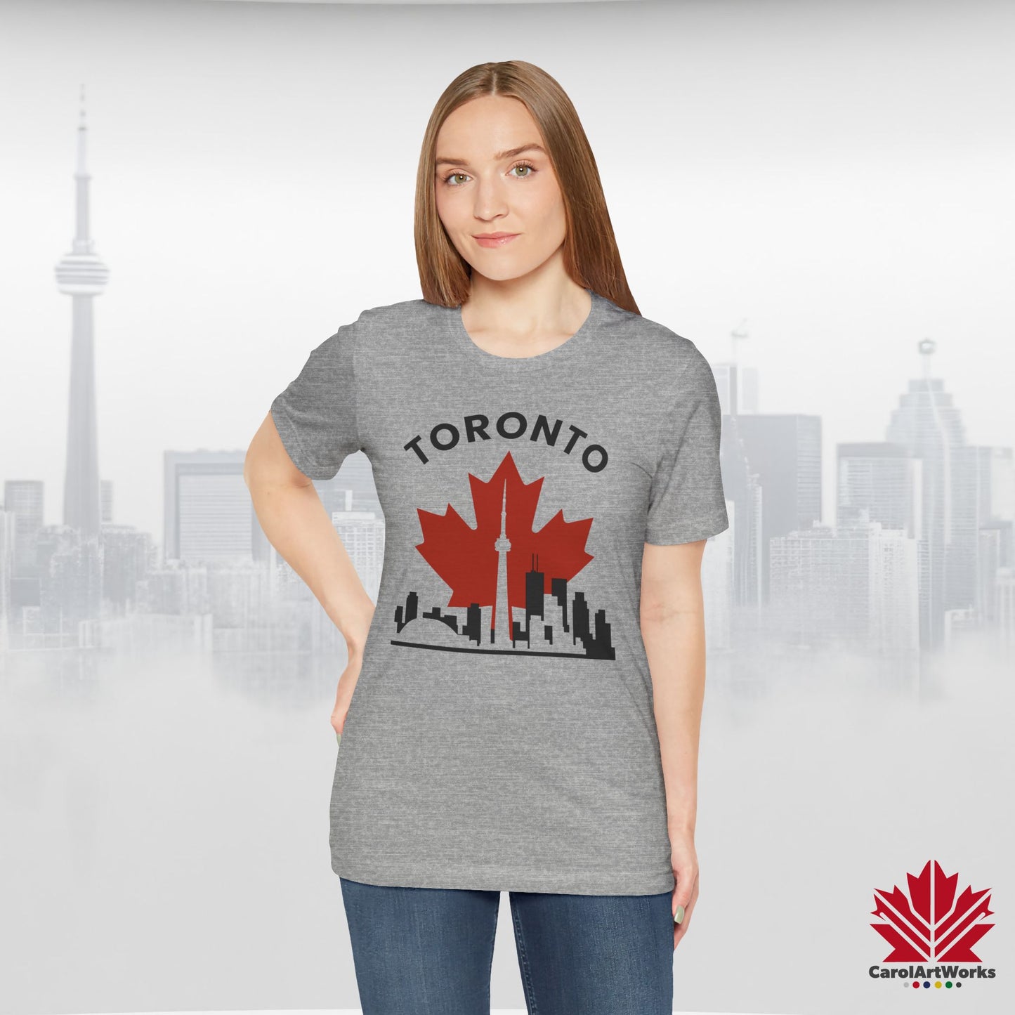 T-shirt Toronto Leafline Premium pour une allure canadienne décontractée