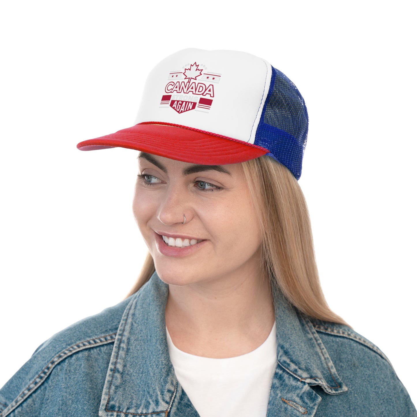 “Canada Strong Again” Trucker Cap – Perfect for Canada Day and Outdoor Adventures