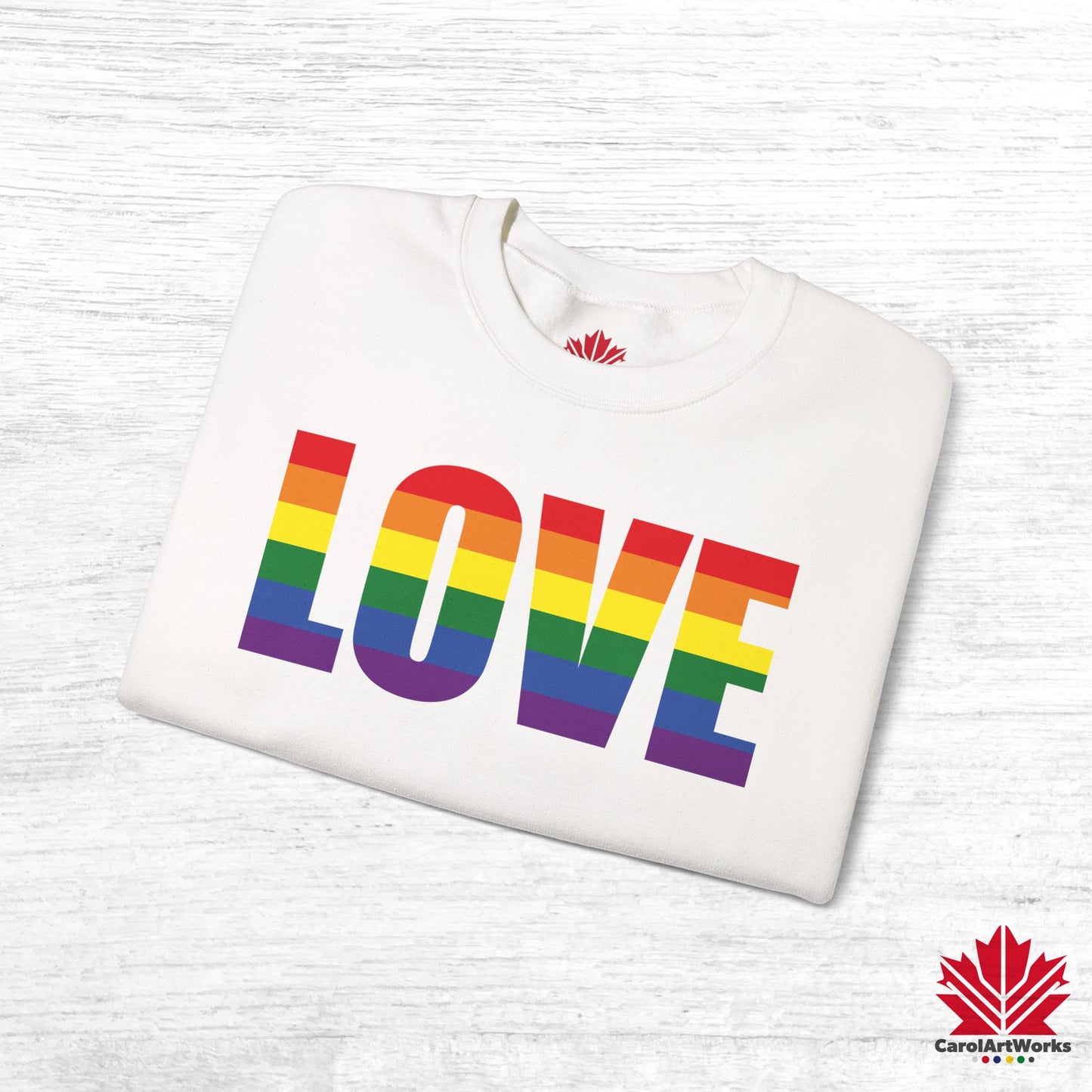 LOVE - Pride Toronto Crewneck Sweatshirt – Unisex Fit – Cozy & Bold