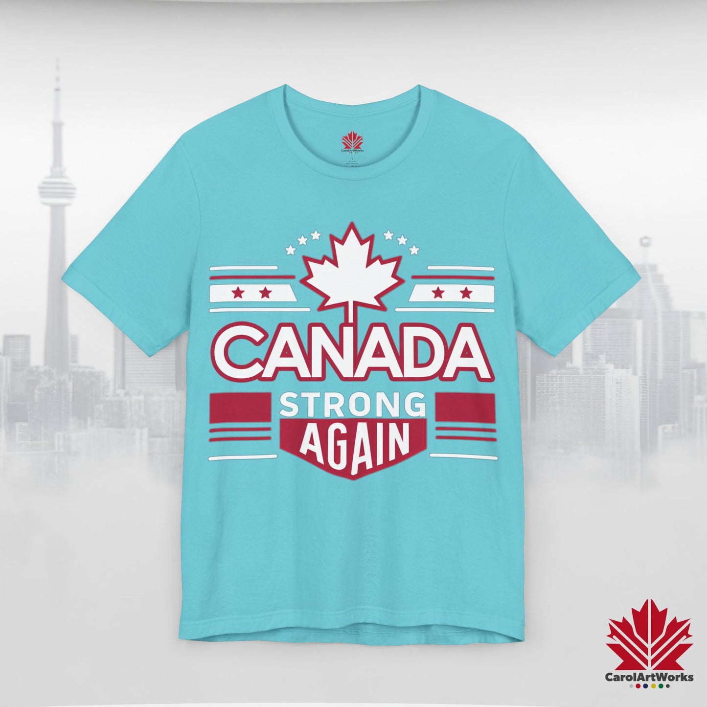 “Canada Strong Again” Unisex Short Sleeve Tee – Comfortable Casual Wear