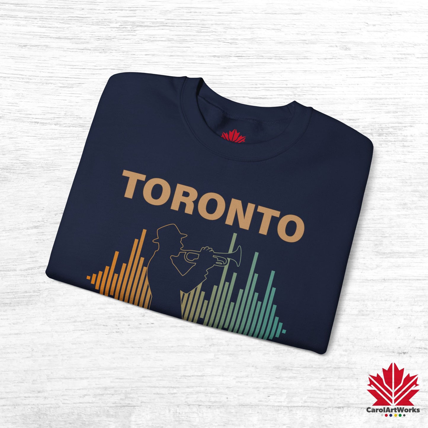 Sweat-shirt Toronto Soundwaves – Ambiance centre-ville, chaleur toute la journée