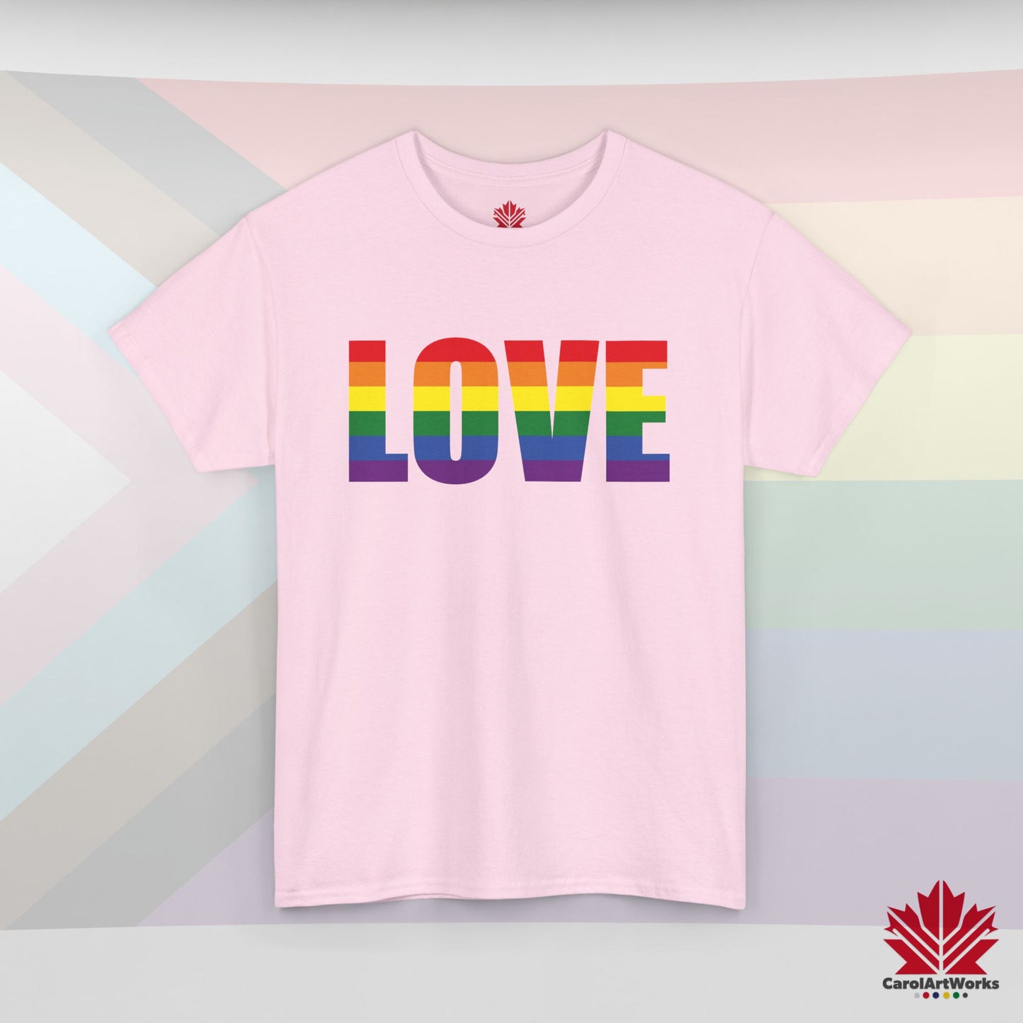 LOVE – Pride Toronto T-Shirt – Classic Comfort – Unisex Fit – Bold Statement