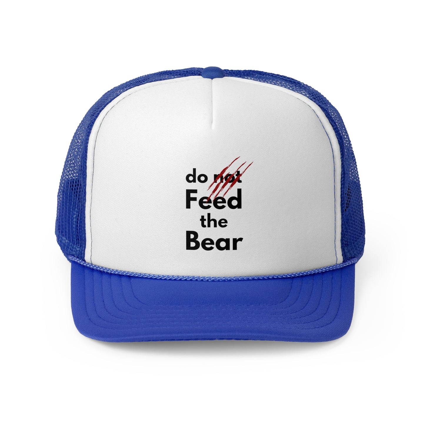 "Do Not Feed the Bear" Trucker Cap - Fun Camping Hat for Adventure Lovers