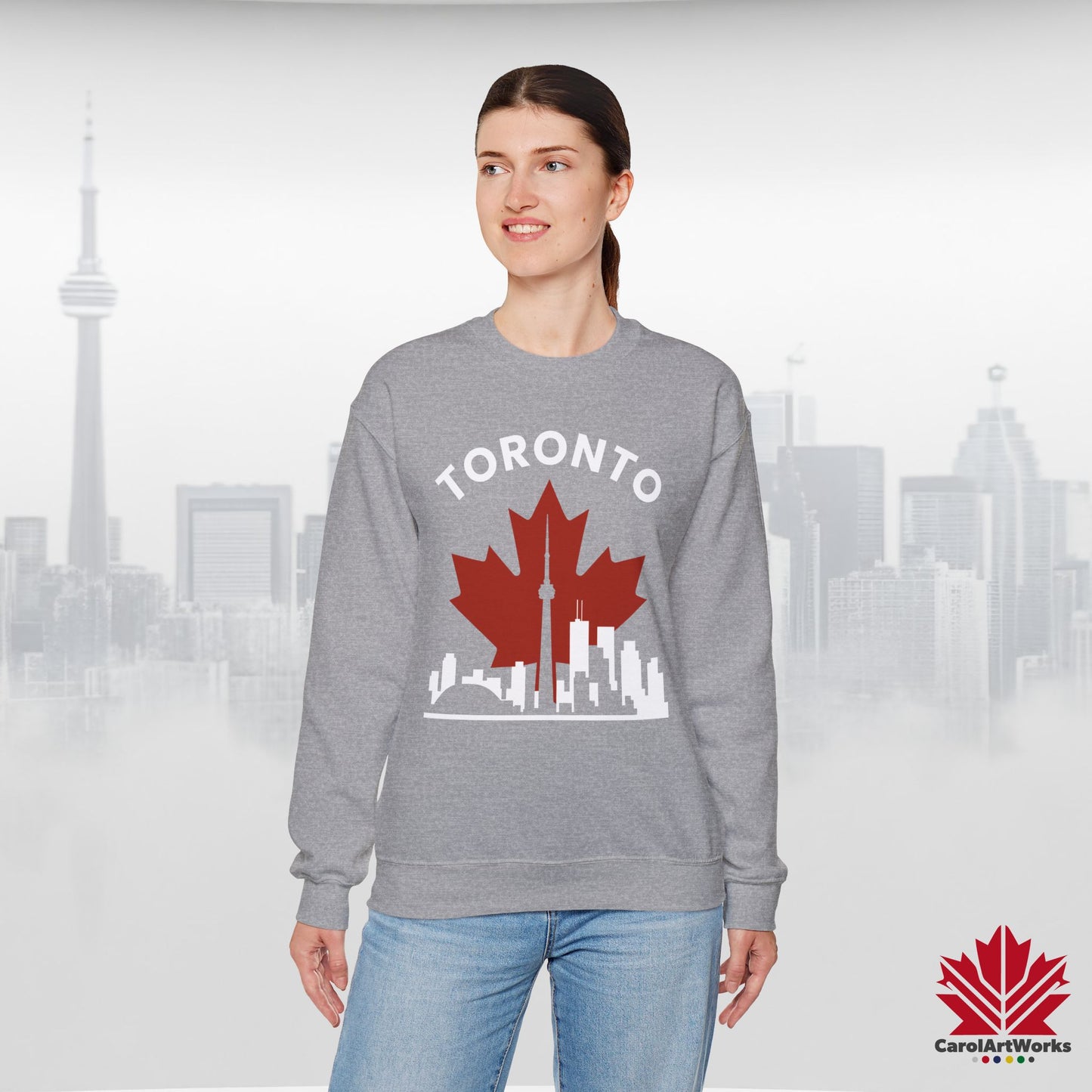 Pull ras du cou confortable Toronto Leafline pour les légendes locales