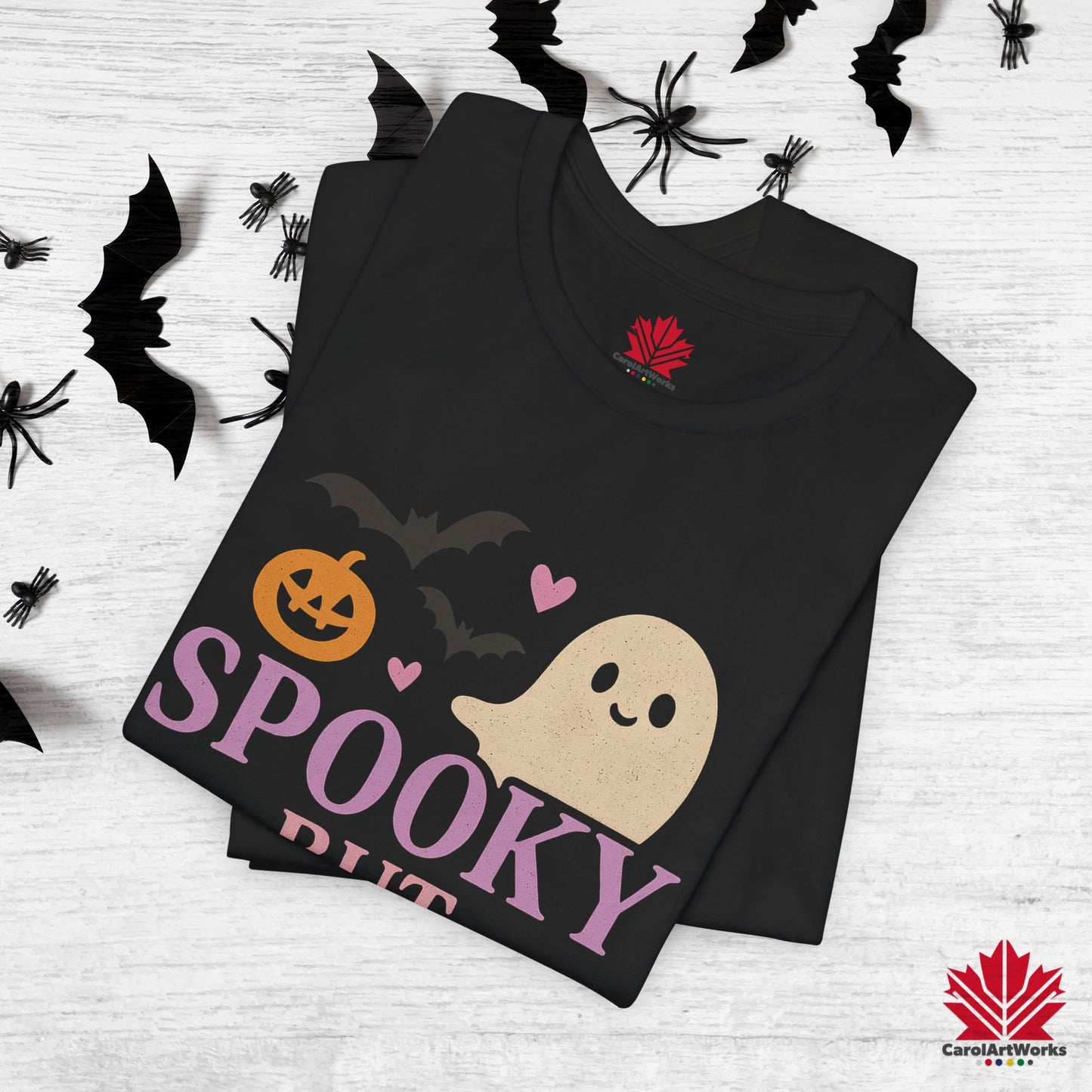 Spooky But Cute – Unisex Halloween Shirt with Cute Ghosty Vibes
