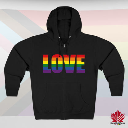 LOVE - Soft Zip Hoodie for Cool Days
