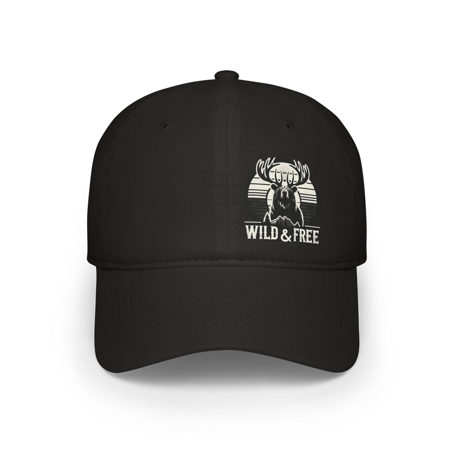 “Wild & Free” Baseball Cap – Outdoor Hat for Adventurers