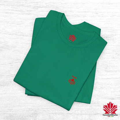 “WE CAN” with Maple Leaf Unisex Short Sleeve Tee – Casual Comfort for Every Occasion