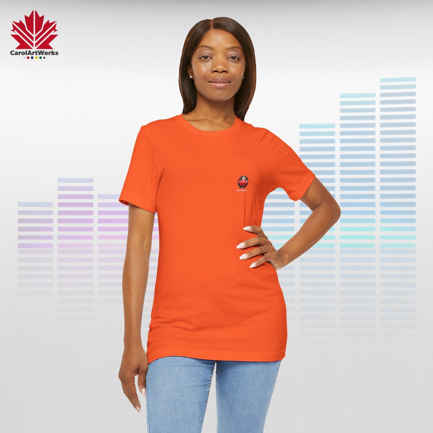 "NorthSound" Unisex Short Sleeve Tee - Wear the Sound of Canada