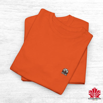 “Wild & Free” Unisex Cotton Tee – Nature Inspired Graphic T-Shirt