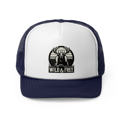 "Wild & Free" Trucker Cap for Outdoor Enthusiasts